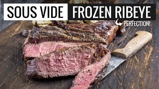 Sous Vide Frozen RibEye Perfection  Perfect Rib Eye Steak by Sous Vide Everything [upl. by Hurlee77]