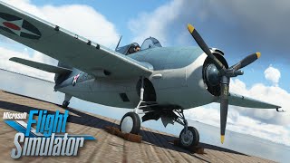 Got Friends Grumman F4F Wildcat  First Look Preview  MSFS [upl. by Grondin793]