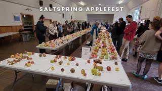 Saltspring Island Applefest apple saltspringisland applegrowers [upl. by Ydak]