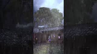 Rain Sounds for Sleeping Heavy Rain and Thunderstorm Sounds for Sleeping [upl. by Ahsinnor]