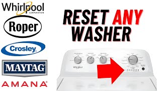 Roper Washing Machine Troubleshooting amp Diagnostic Mode Guide [upl. by Urbano]