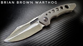 Brian Brown Warthog Knife Consult  Custom Overbuilt EDC [upl. by Luiza]