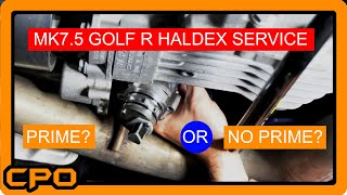 MK7 5 Golf R Haldex Service Fluid Change  Filter Clean  SHOULD YOU PRIME THE PUMP [upl. by Nnywg840]