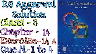 Polygons  Class 8 Exercise 14A Question 14  Rs Aggarwal  mdsirmaths [upl. by Aiak]