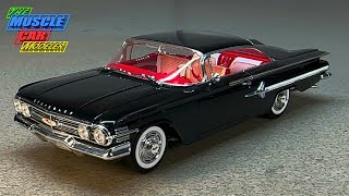 Revell 1960 Chevrolet Impala Hardtop Build [upl. by Atnuahs]