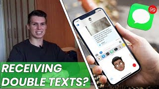 How To Fix Receiving Duplicate Text Message Notifications on iPhone [upl. by Iloj]