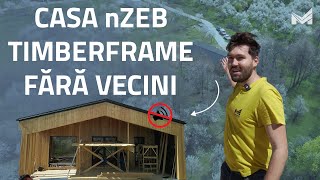 O casă TIMBERFRAME cu fațadă din lemn înconjurată de natură [upl. by Ahsenat214]