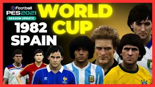 World Cup 1982  PES 2021  Classic Teams  Link [upl. by Eissehc]