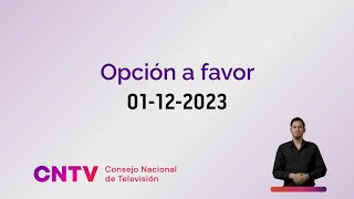 Franja Plebiscito Constitucional Opción a favor 01122023 [upl. by Micky]