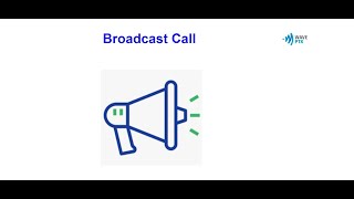 Broadcast call using TLK 100 and using Collaboration Package [upl. by Ulphiah]