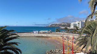 GRAN CANARIA December WEATHER 2022 😎 Costa Alegre Beach Arguineguin  Canary Islands Winter ☀️ [upl. by Gambrill615]