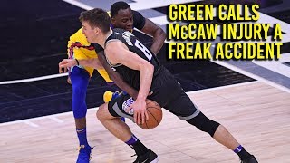 Green calls McCaw injury a freak accident [upl. by Brannon]