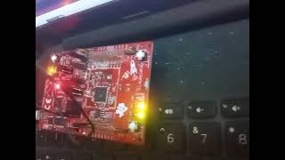 Texas Instruments CC3200 LaunchPad  OnBoard LED Blinking [upl. by Aisiram37]