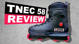 TNEC 58 Aggressive Inline Skate Review 2024 [upl. by Brodench311]