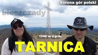 bieszczady  TARNICA najkrótsza droga na sam szczyt Korona Gór Polski 4K 2024 [upl. by Aneerehs863]