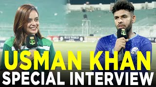 Usman Khan Special Interview  Markhors vs Panthers  Match 11  Bahria Town Champions Cup  M9A1K [upl. by Audrit]