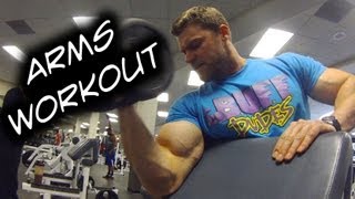 Gym Workout  Arms  Biceps Triceps Exercises  Sets n Reps [upl. by Ahtivak]