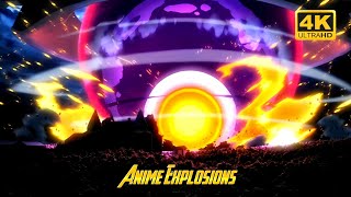 Top 4 Anime Explosions💥  Fate Stay Excalibur Magical Splash Flare Megumi Explosion I am Atomic [upl. by Marijo389]