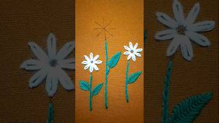 Flowers embroidery short [upl. by Drawe]