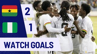 GHANA VS NIGERIA21ALL AFRICA GAMESGOALSampHIGHLIGHTS [upl. by Diandra68]