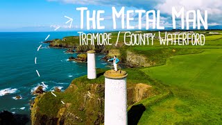 The Metal Man  Tramore  CoWaterford  Ireland  Cinematic DJI Drone Video 4K [upl. by Arihs]