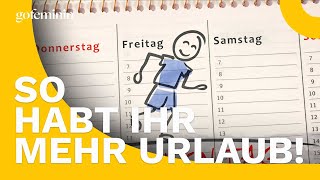 Brückentage 2024 So holst du die meisten Urlaubstage heraus [upl. by Ada420]