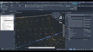 Autocad Civil 3d  Planche à courbe de niveau [upl. by Lisetta]