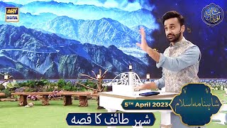 Shehr e Taif ka Qissa  Shahnama e Islam  Waseem Badami  5th April 2023  shaneiftar [upl. by Chancey]