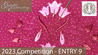 Graceful Embroidery 2023 Competition entry 9 [upl. by Centeno]