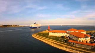 DFDS Ferry leaving South Shields [upl. by Maise404]