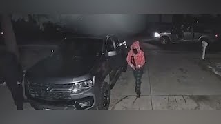 Caught on camera Armed truck burglars in Denver [upl. by Nerita703]