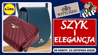 LIDL  Oferta od Soboty 19112022  Torebki Damskie Wittchen [upl. by Gloriana]