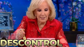 A Mirtha SE LE DESCONTROLÓ LA MESA y no tuvo más opción que tocar la campanita para calmar las aguas [upl. by Oihsoy]