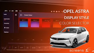 Opel Astra 2022  Display style [upl. by Seyah355]