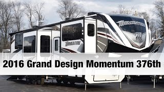 2016 Grand Design Momentum 376th  Fifth Wheel Toy Hauler [upl. by Hollie243]