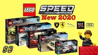 ALL Lego Speed Champions 2020 includes NISSAN GTR NISMO [upl. by Okire]