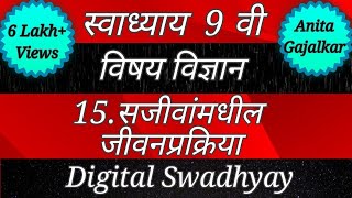 Swadhyay class 9।स्वाध्याय सजीवांमधील जीवनप्रक्रिया। Swadhyay sajivanmadhil jivanprakriya । [upl. by Maxie]