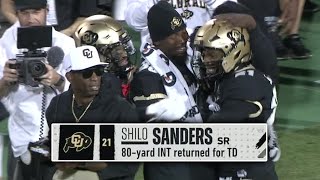 Shilo Sanders PICKSIX kicks off scoring for Colorado vs Colorado State  ESPN College Football [upl. by Akemej]