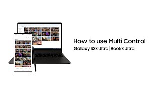 Galaxy S23 Ultra How to use Multi Control  Samsung [upl. by Gujral]