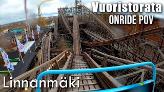 Vuoristorata Linnanmäki  Onride POV [upl. by Trinetta605]