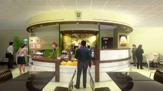 Coffee Bar Design Concept 3D Visualisation [upl. by Bahr728]