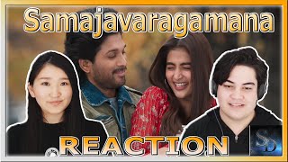 Samajavaragamana Reaction  AlaVaikunthapurramuloo  Allu Arjun  Trivikram  Thaman S [upl. by Anavas374]