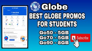 NEW BUDGET GLOBE GO PROMOS FOR STUDENTS GO50 GO70 AND GO90  RDVILLARIZA [upl. by Anayhd]