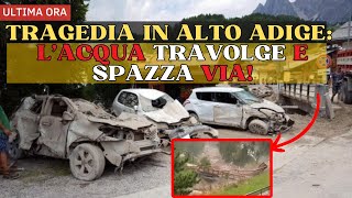 TRAGEDIA IN ALTO ADIGE VAL PUSTERIA SPAZZATA VIA DAL MALTEMPO VALDAORA COLPITA DURAMENTE [upl. by Rose]