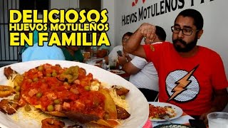 Huevos Motuleños en Mérida [upl. by Nauqal]