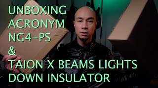 UNBOXING FALL SALE PICK UPS ACRONYM NG4PS amp TAION X BEAMS LIGHTS DOWN INSULATOR [upl. by Eyeleen]