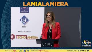 CERIMONIA INAUGURALE LAMIERA 2023 nellarena LAMIALAMIERA fieramilano Rho maggio 2023 [upl. by Yttam]