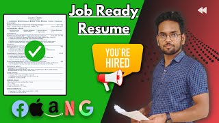 How to make ATS Friendly Resume  Overleaf LaTex  Free  Standard Template for Resume  by Aman [upl. by Wachter]