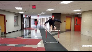 Indoor Hurdles Practice 03182024 [upl. by Ahscrop]