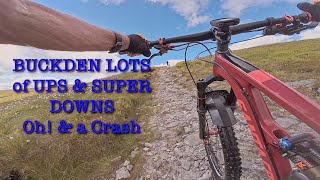 Buckden Highs amp Lows mtb steeps hightower great Descents crashes [upl. by Yenahteb]